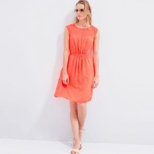 J. Crew - ZigZag Swiss Dot Cap Sleeve Dress
